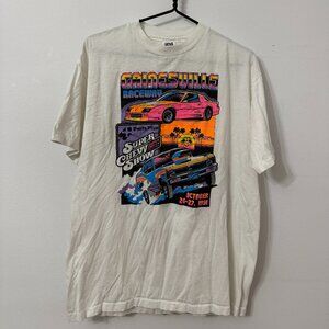 Vintage 1991 Super Chevy Show Gainesville Raceway NHRA T-Shirt USA Made L